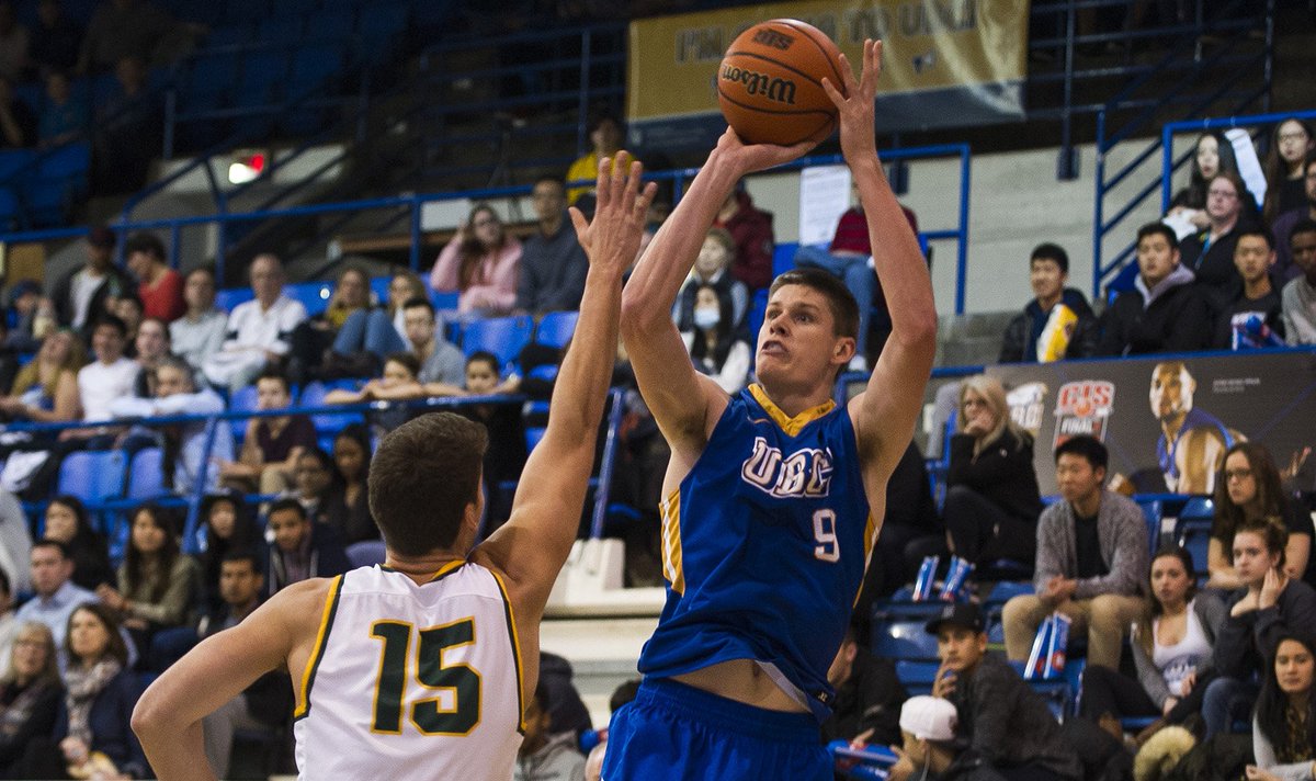 UBC's tweet image. The best men&apos;s basketball teams in Canada are back at #UBC this weekend for the #CISFinal8. ow.ly/ZDCcR