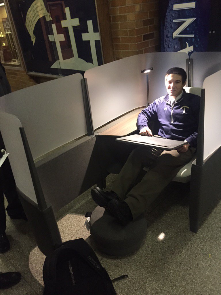 MissLorenzoXHS's tweet photo. @XaverianHS , meet Brody. #BrodyatXaverian @Steelcase https://t.co/vJ8RjU8pcA