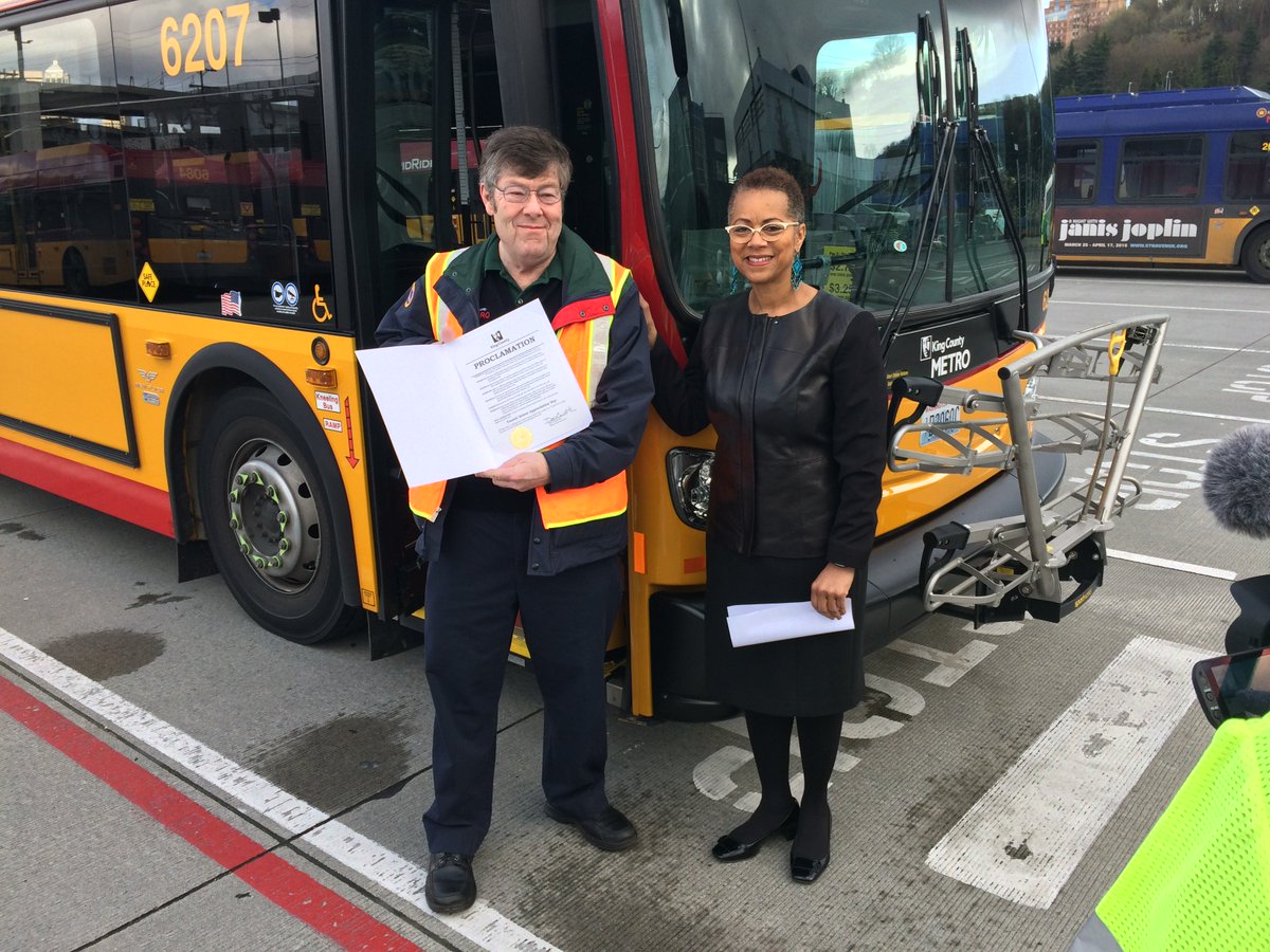 KingCountyMetro's tweet image. Proclamation: It's Transit Driver Appreciation Day @kcexec #TDAD #MetroSmiles metro.kingcounty.gov/transit-driver…