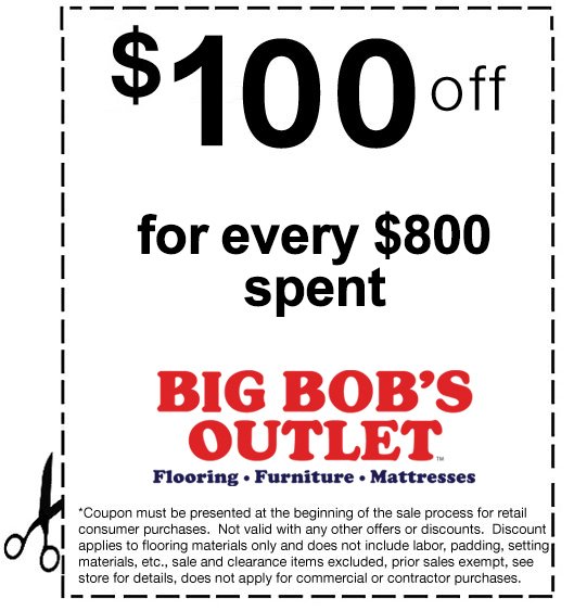 Big Bob S Flooring Outlet On Twitter Bring This Coupon In And
