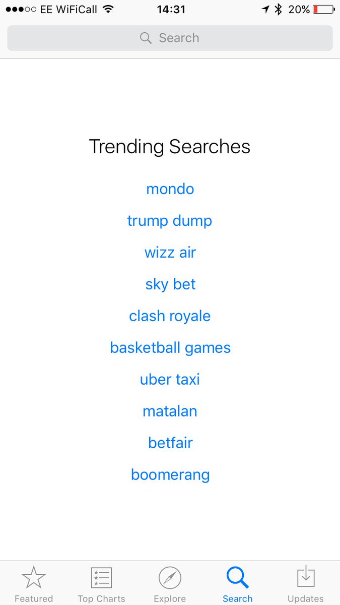 JasonBates's tweet photo. .@getmondo beating "trump dump" ... in trending app downloads. Dreams do come true! #mondoBeta https://t.co/4Egowcw1Lr