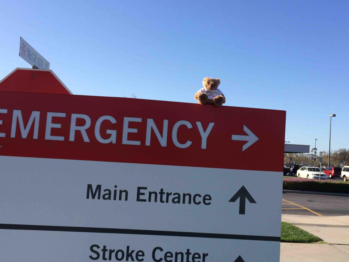 TheRealTeleBear's tweet photo. A beautiful day for a visit to @DignityHealth's St. John's Regional Medical Center Oxnard! @TeleTracking https://t.co/5gZIyrhGMR