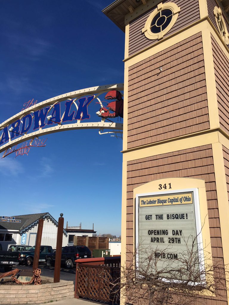 Boardwalkpib's tweet photo. It's official...OPENING DAY is April 29th! #spring #LakeErieLove #GetTheBisque #bringbacksummer https://t.co/FjF2GZtxkf