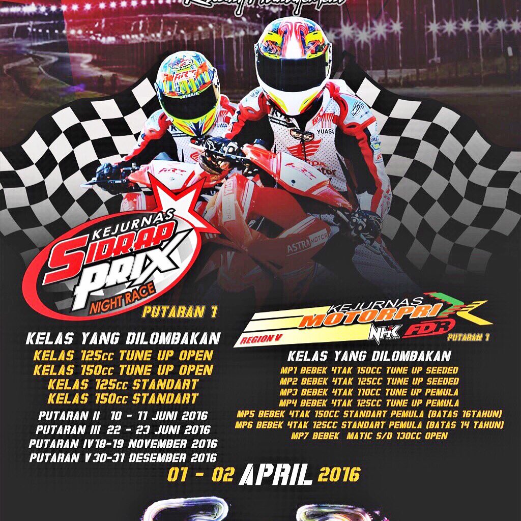 KEJURNAS SIDRAP NIGHT RACE 👍🏻👍🏻👍🏻