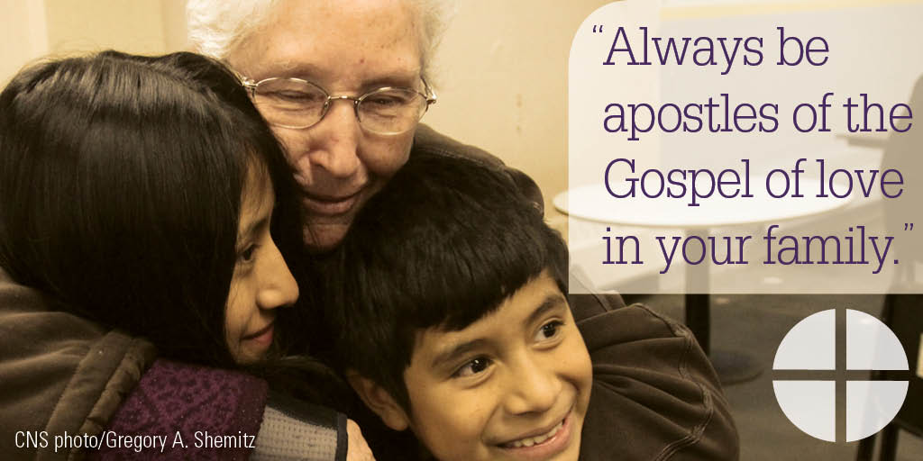 USCCB's tweet photo. #BeApostles in your family! https://t.co/AvxRLJ3Ts7