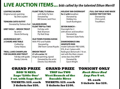 ChamplainEvents's tweet image. CVTU Banquet. Fun way to support defending &amp;amp; restoring clean water &amp;amp; healthy fisheries! Only a few tickets left!