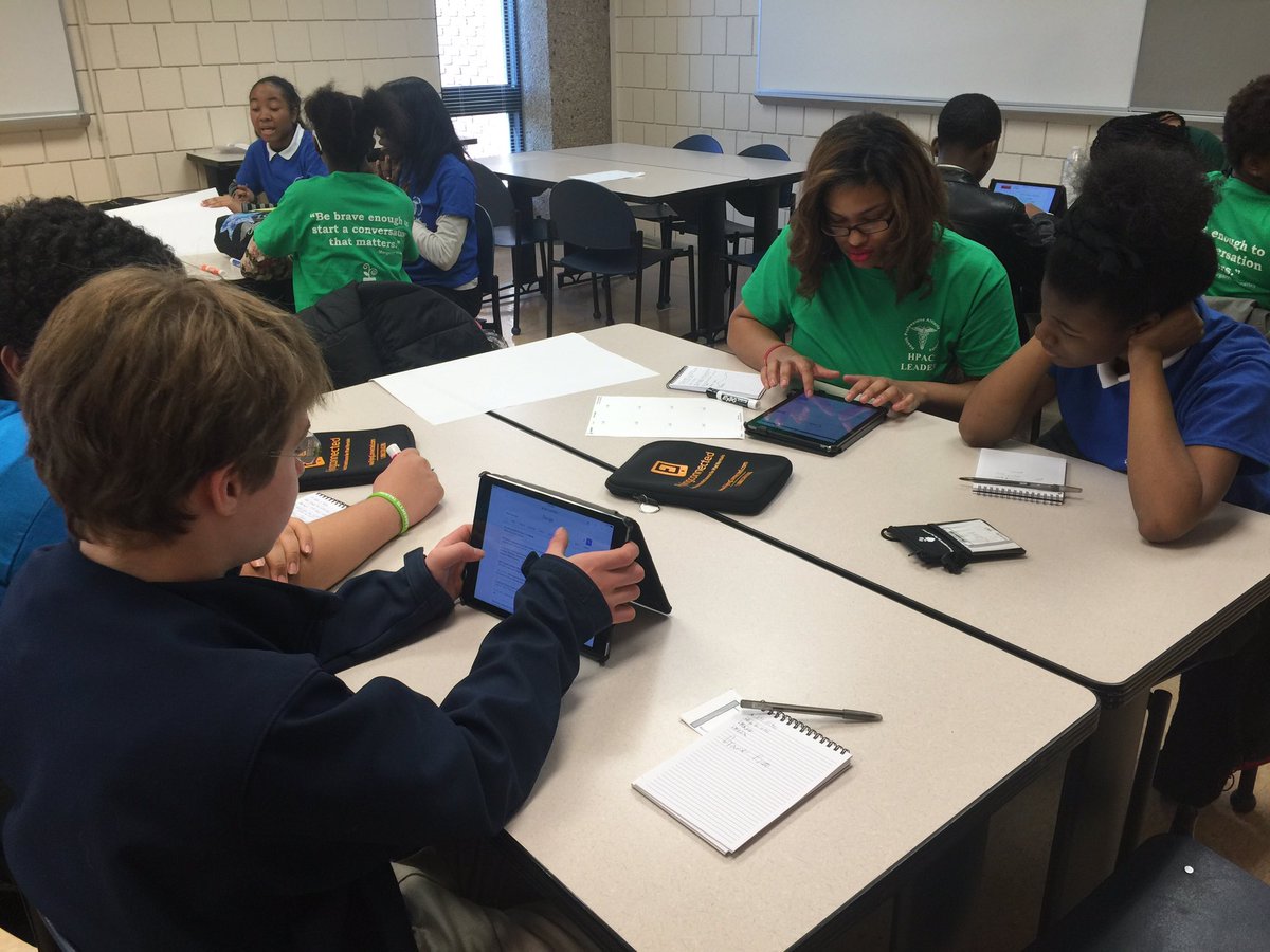 FABLab_AndreaL's tweet photo. Engaged in research to answer their question.. @SOLE_CLE #1000SOLE #TEAMHPAC https://t.co/nH2N3a6YCX
