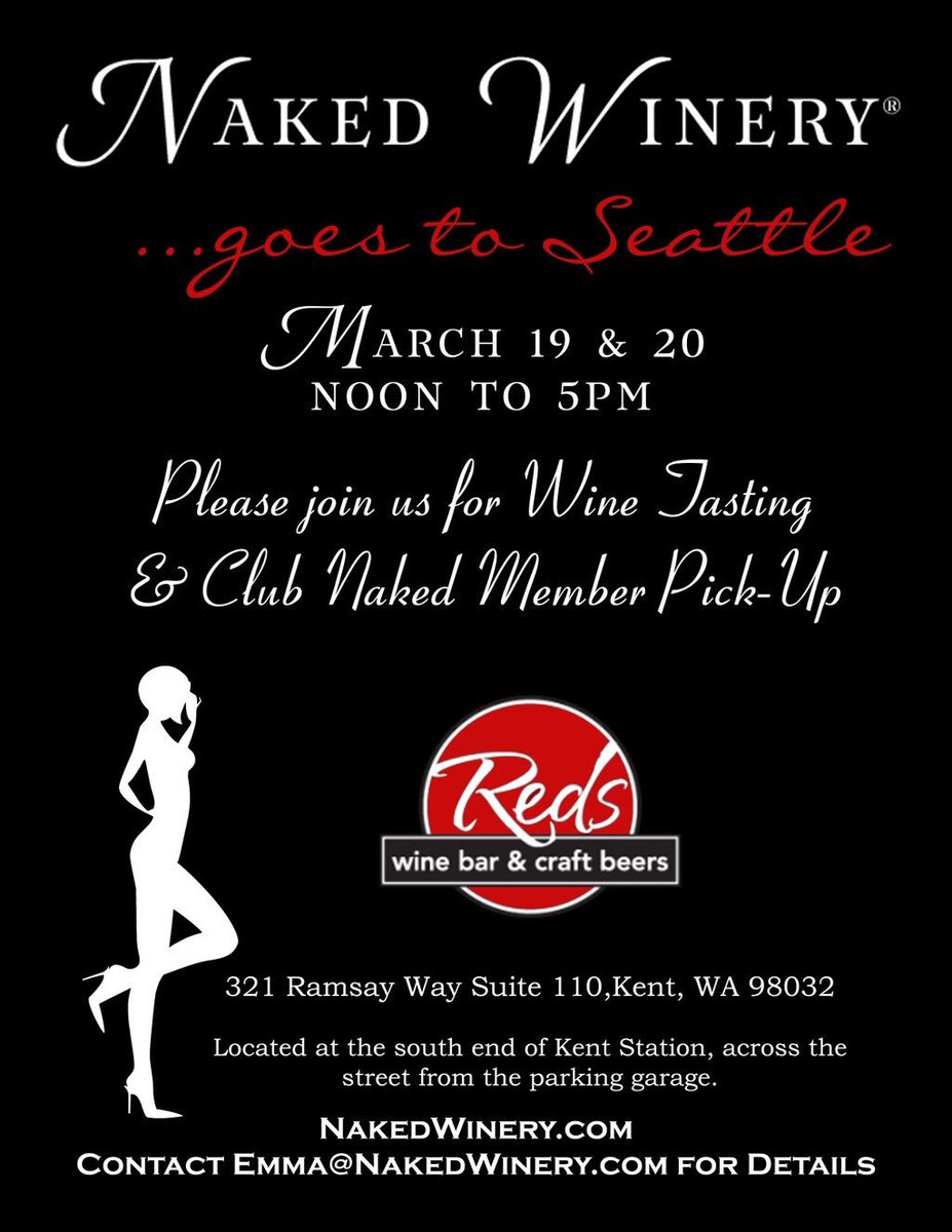 evokewinery's tweet photo. Don't forget! #clubNaked Let's #getNaked w @naked_emmarose &amp; @naked_meghan this weekend! #wine https://t.co/kYapnDxiC7