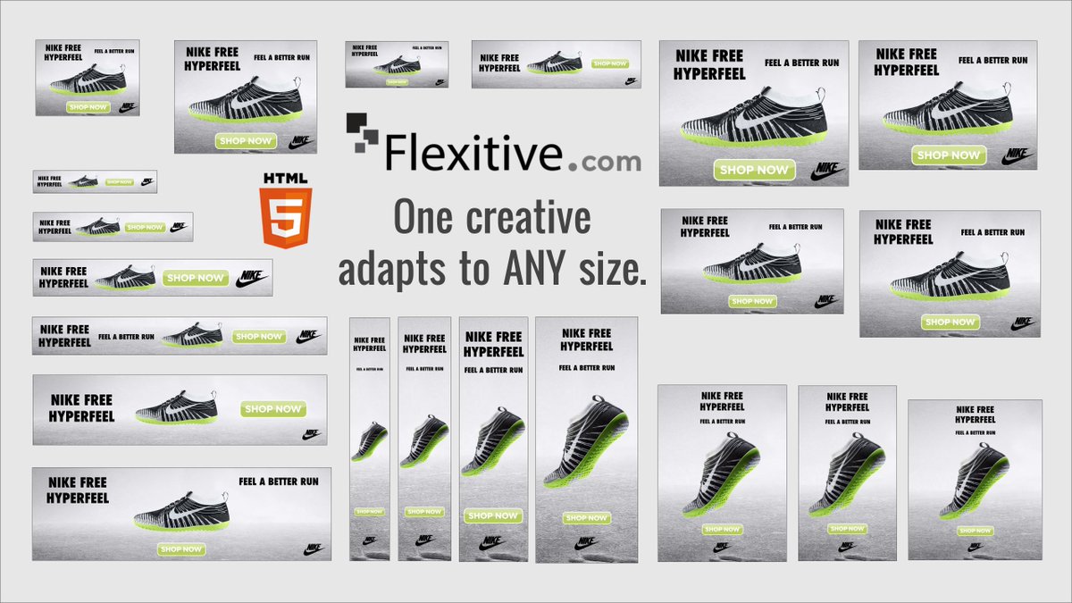 flexitive's tweet image. #GraphicDesigners can now build one #HTML5 #creative that adapts to unlimited layouts with Flexitive.com