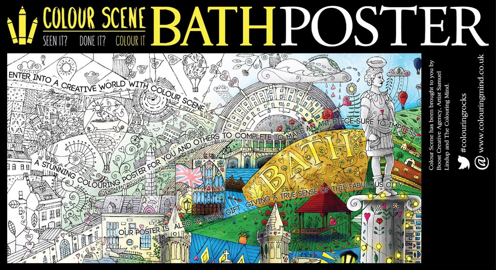 colouringmind's tweet image. @BathArtisan everyone seems to love the poster and your market so happy days