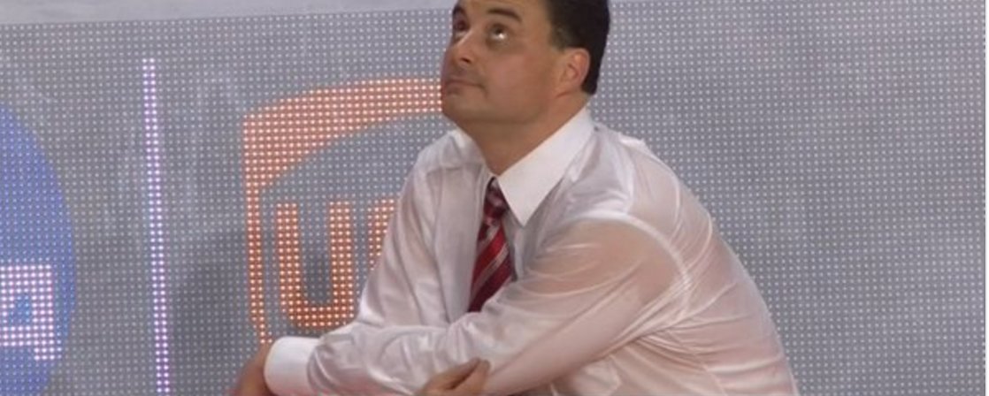 theLVBigGuy's tweet photo. The look of many that picked Michigan State to win #MarchMadness #lookingtothesky #sweaty #takeaknee https://t.co/TwnzQ4Jd3w