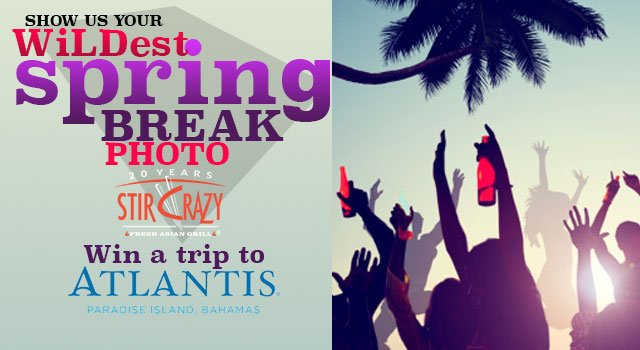 WiLD955's tweet photo. TODAY is the LAST day 2 submit your WiLDest Spring Break pics! @stircrazyfresh
https://t.co/DYNB4zjafT https://t.co/Ia18O3ZCM6