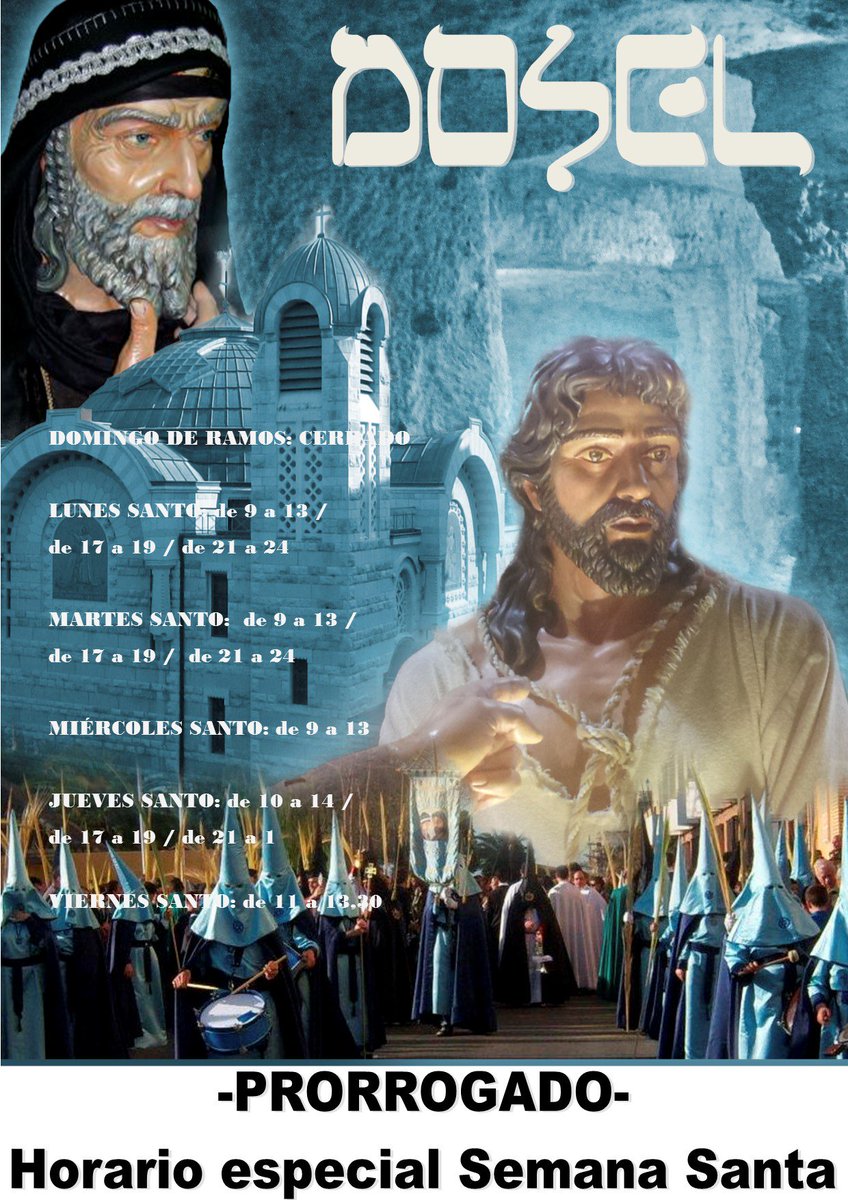 Jesusanedrin's tweet photo. ¿No has visto nuestro dosel? 
Aún puedes; mira el horario especial de Semana Santa.
Te esperamos https://t.co/1Fkjbghwur