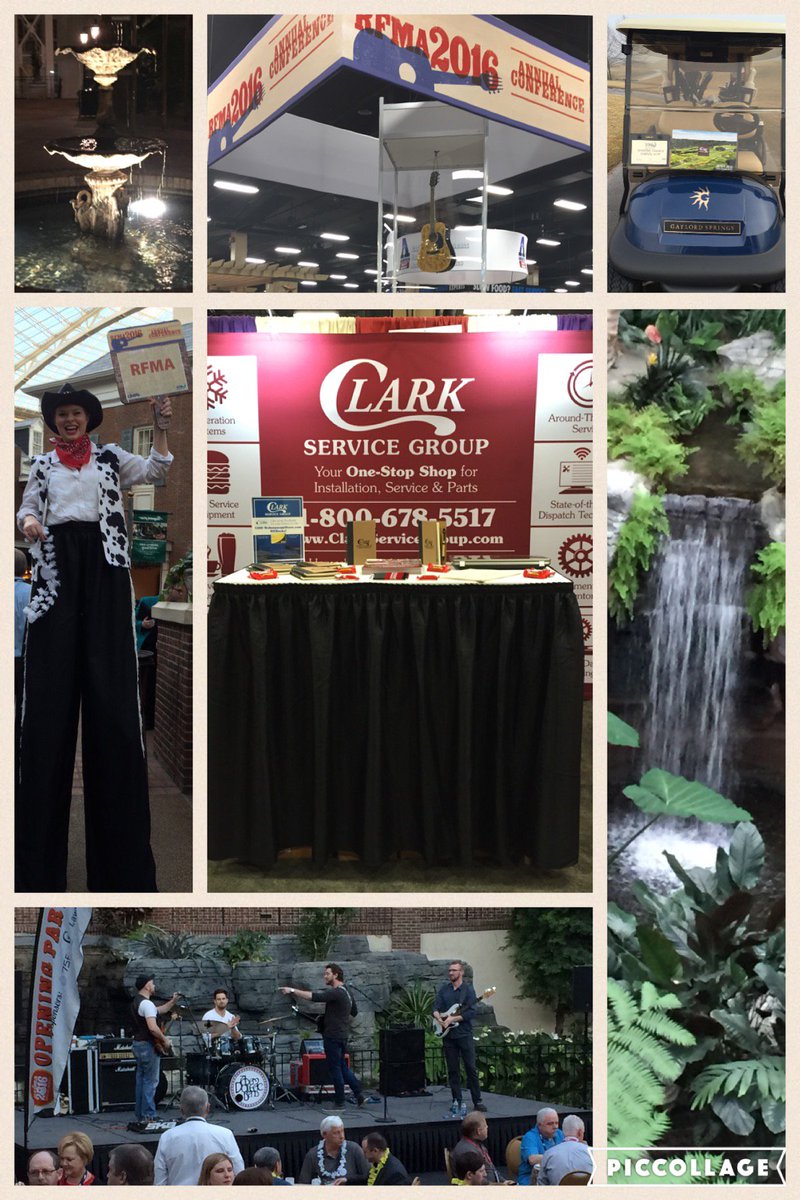 ClarkServiceGrp's tweet photo. Check out our highlights from the 2016 RFMA Conference! #RFMA2016 #getclarkd https://t.co/GiyBXeFwzV