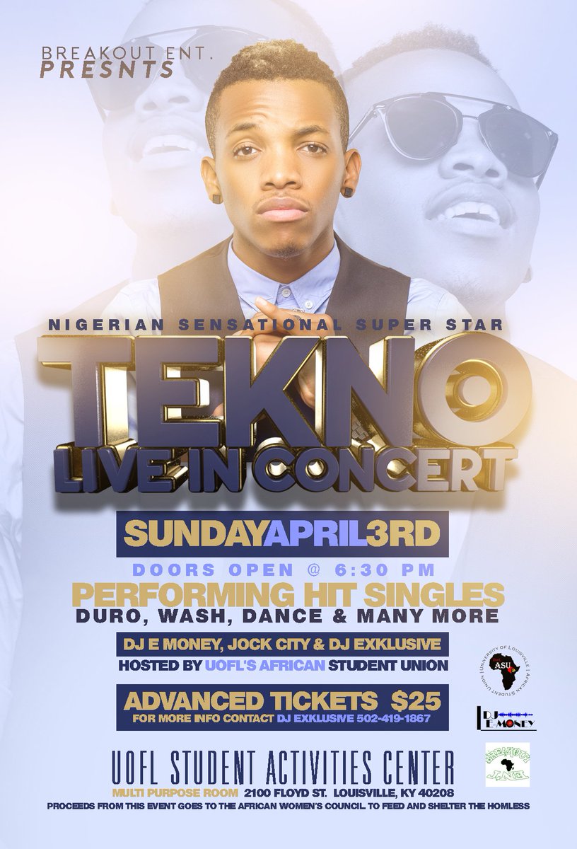 DJ_Exklusive's tweet photo. {{{{TEKNO LIVE IN CONCERT}}} #DURO502 LOUISVILLE, KY *****SUNDAY APRIL 3RD !!!!! https://t.co/SG9EpHSEpg