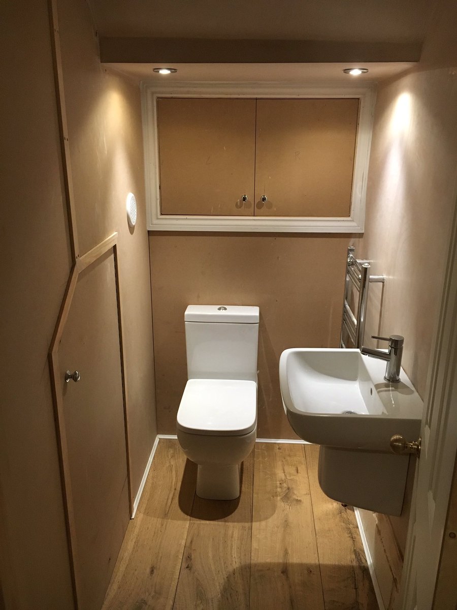 Charltonheating's tweet photo. Great use of under the stairs. New cloakroom formed and installed. https://t.co/RqeJWk9CDh