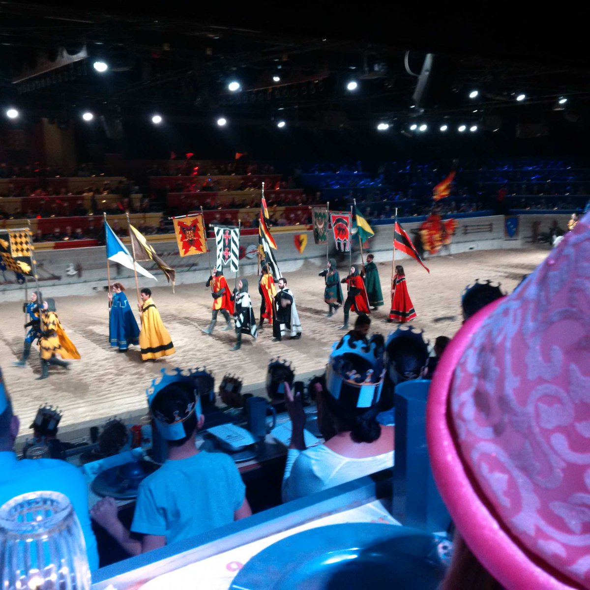 RhondaChoja's tweet photo. Ready for the show @torontocastle #medievaltimesTO https://t.co/kKKBdy0XL0
