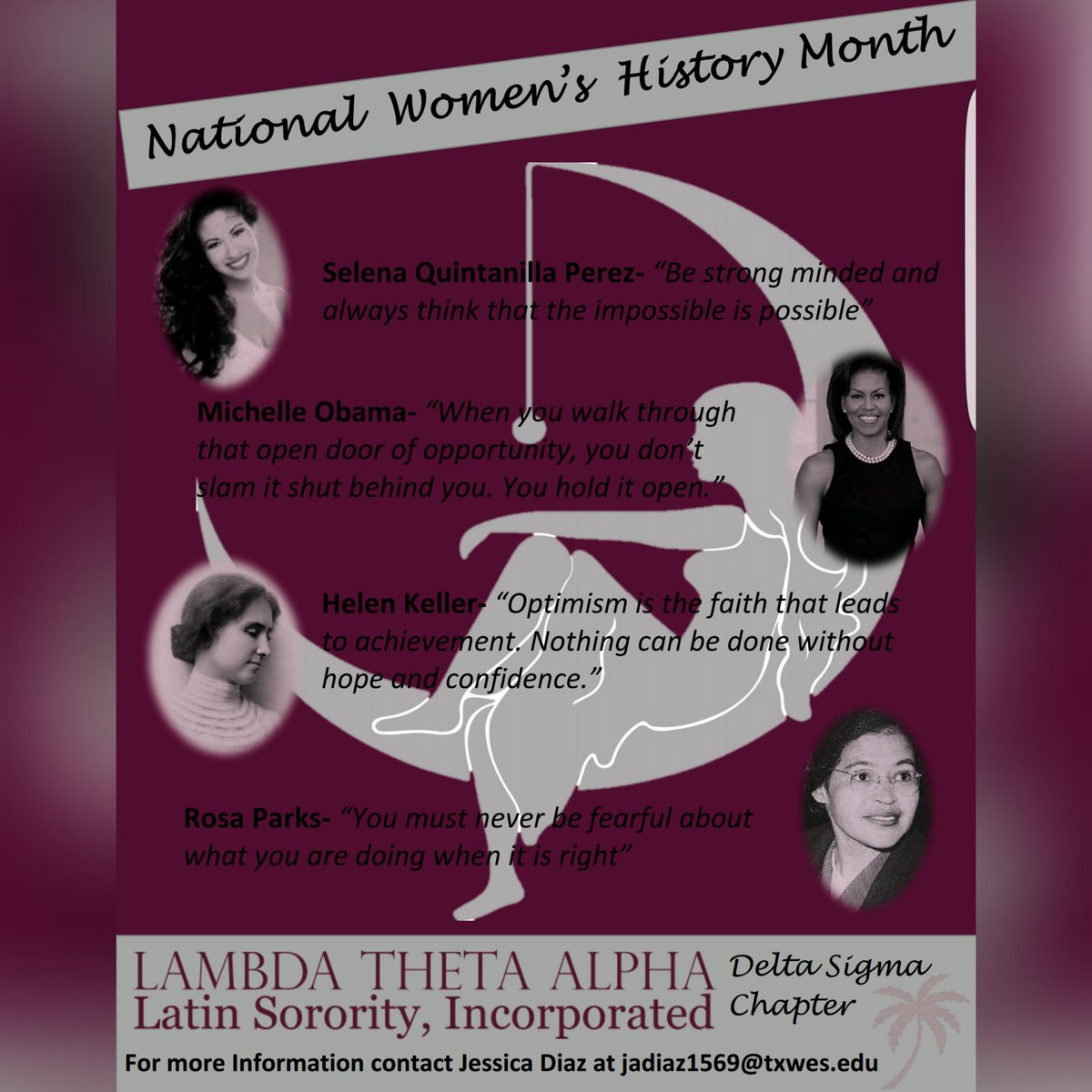 lta_deltasigma's tweet image. In honor of some extraordinary women&amp;amp;their wise words♡
#LTAWHM #LambdaThetaAlpha #DeltaSigmaChapter #WiseWords