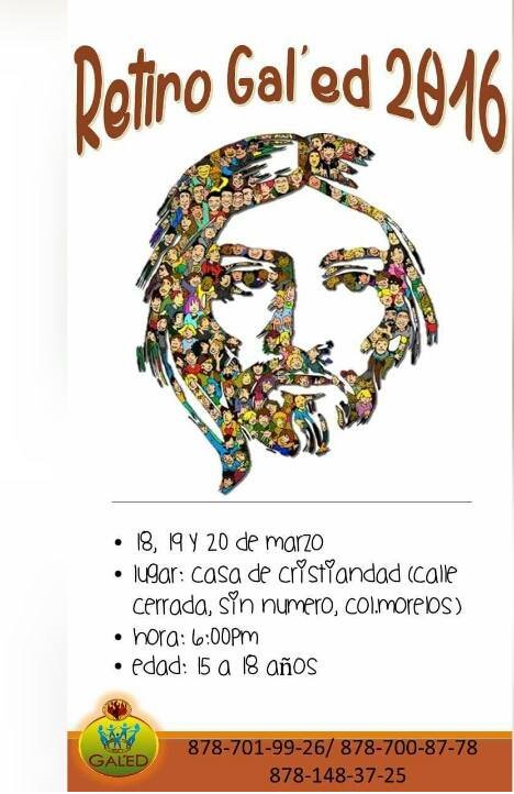 DiocesisPN's tweet photo. Se invita al retiro #Galed 2016 en @MpioPNegras @pnegras https://t.co/c17jSFzHT3 https://t.co/QrwEm1wEyv