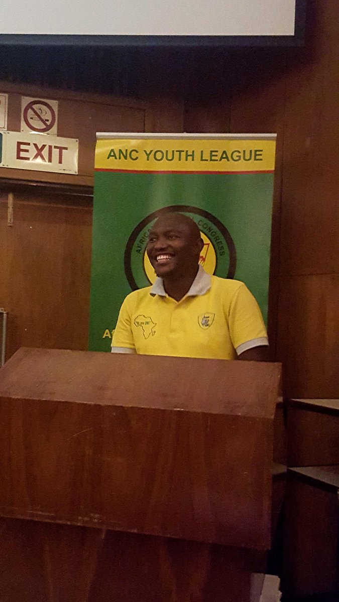 ANCYL_Wits's tweet photo. "The ANC Youth League is more relevant now more than ever... the rainbow nation dream is fading away" - Cde Ndumiso https://t.co/eC5YNqFWWW