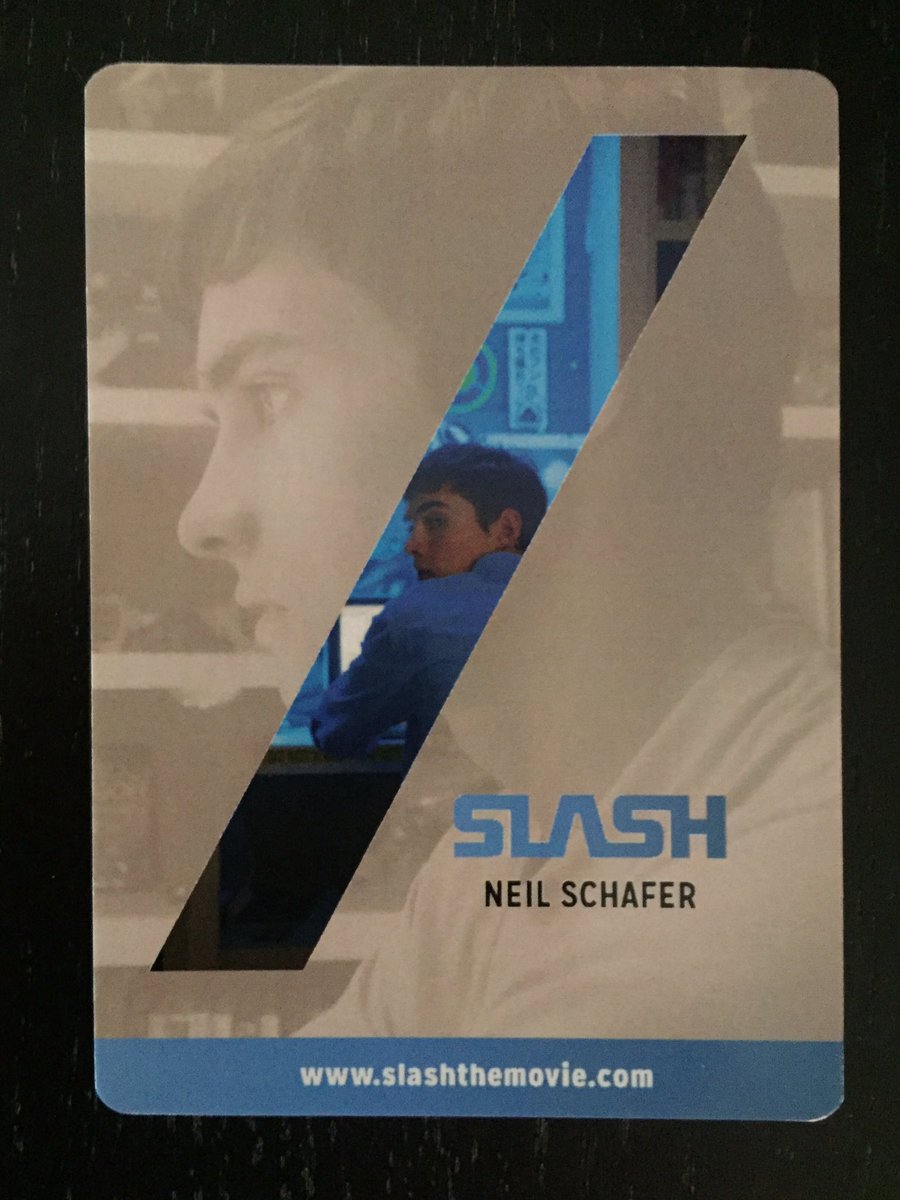 slashthemovie's tweet photo. How about that @MichaelJVO #slashthemovie trading card? #Sxsw #sxsw2016 #sxswfilm #sxswag https://t.co/sDJC7fn6ZO