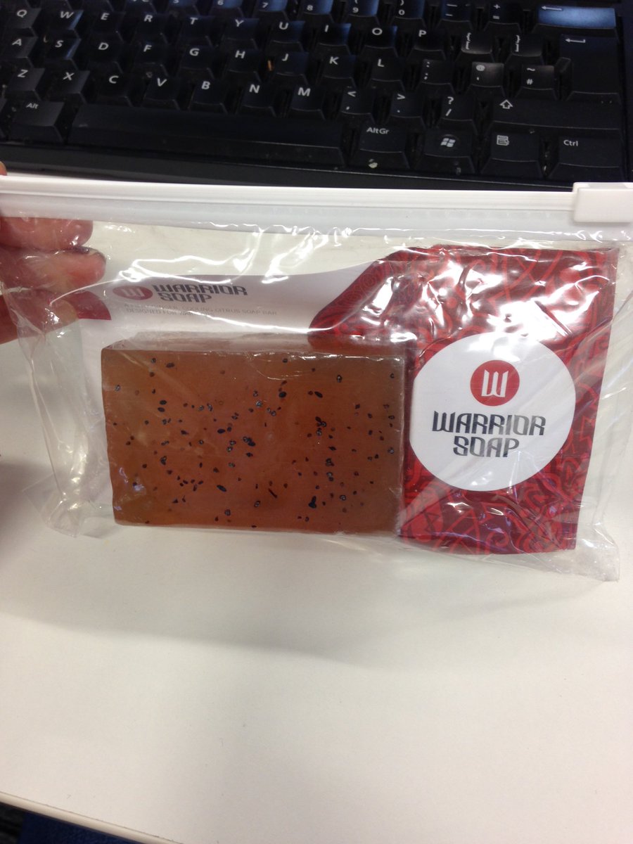 LastStopLunar's tweet photo. Got my hands on some #WarriorSoap courtesy of @BearSCP today #nomoredoms https://t.co/NUi8VdSg3x