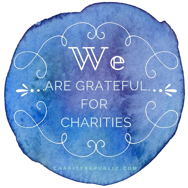 CharityRepublic's tweet image. We are grateful for charities. #FF @VicSvcsNiagara @cambridgeyouth @RotaryNewmrktON @MiltonRotary @VictimServPeel