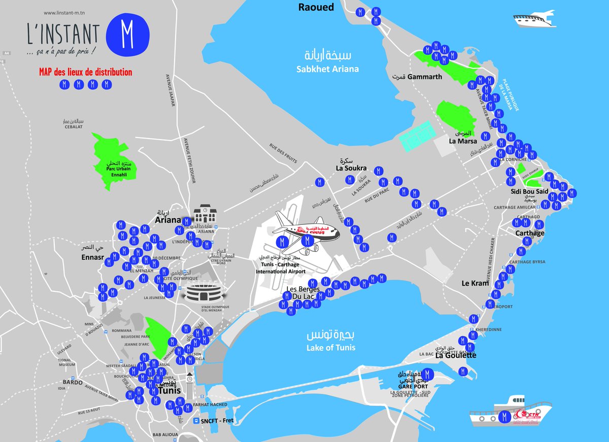 linstantM_tunis's tweet photo. Vous ne savez pas encore où nous trouver, jetez un œil à notre MAP de distribution du Mag #map #magazine #gratuit https://t.co/XJYKA38ojB