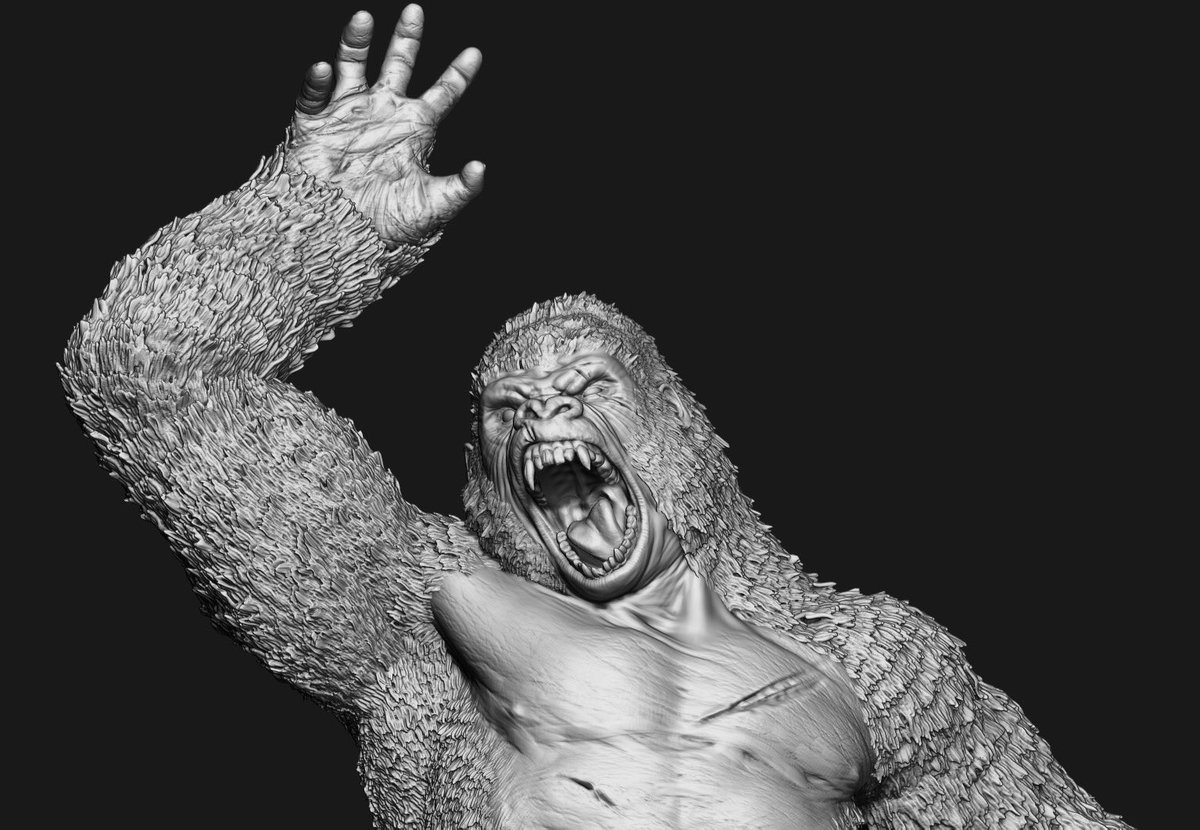 ARHStudios's tweet photo. Tarzan licensed teaser    #ARH #3dprinting #zbrush #digitalart #ehrenbienert #tarzan #ape #arhstudioscollectibles https://t.co/Y7oqFnCMRJ