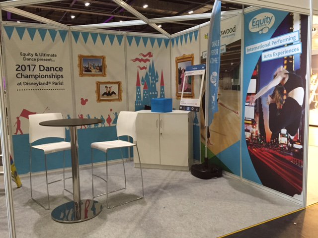 Equitytours's tweet photo. See us this weekend @ExCeLLondon for the @MOVEITSHOW. Compete in the 2017 Dance Championships @DisneyParis_EN https://t.co/uTbymZplzh