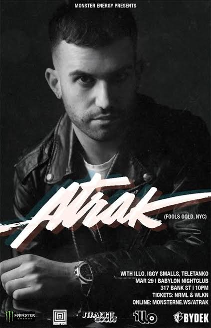 SidestageEvents's tweet photo. A-Trak March 29th at Babylon Nightclub Ottawa https://t.co/B7Zp8c8BZH #sidestagepresents #foolsgold https://t.co/5ZbCqlBTyj