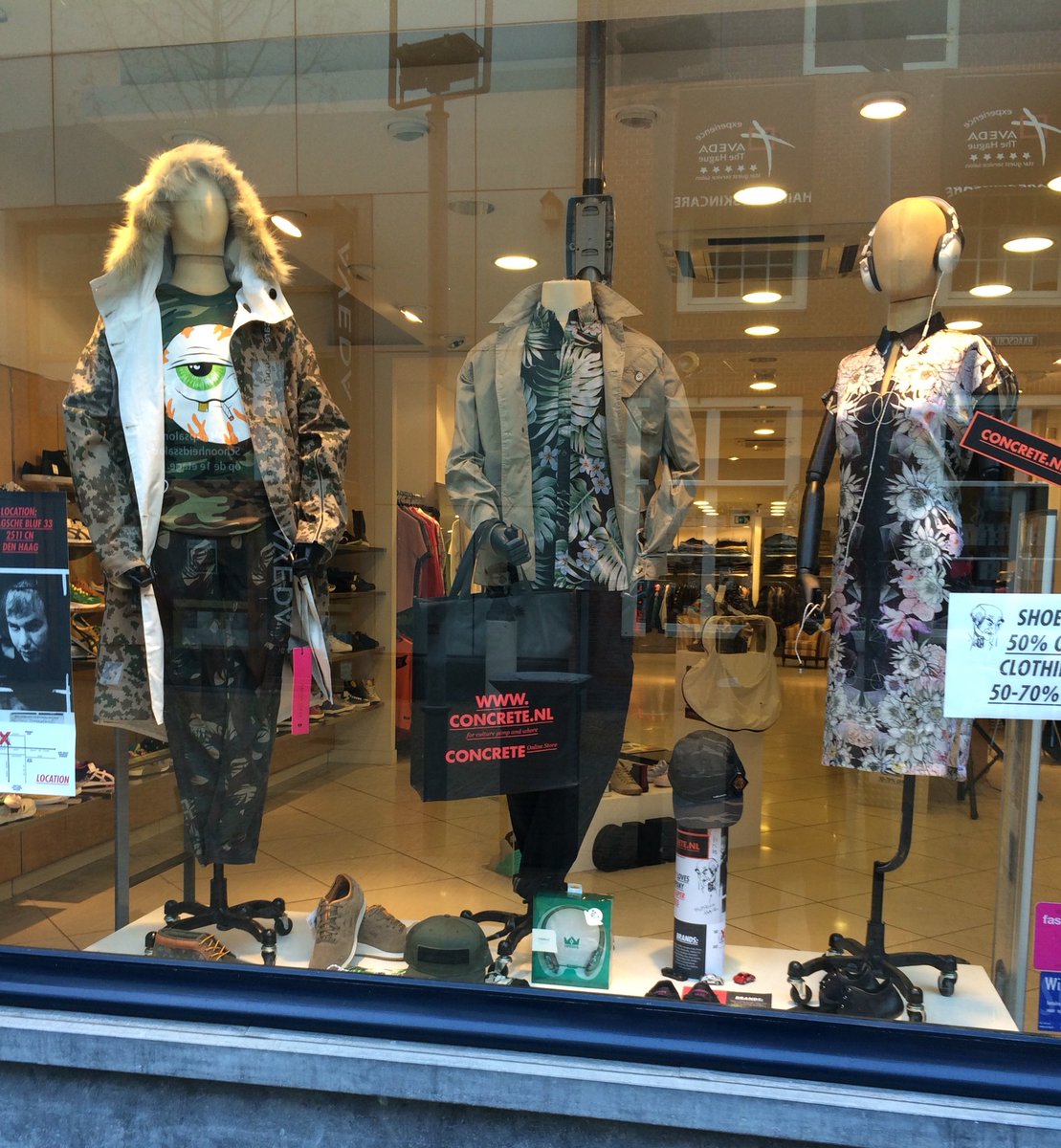 LetMLive's tweet image. Concrete Outlet! Shop till you drop! Brands: Maharishi, Obey, Griffin, Adidas, Nike, Asics and much more!