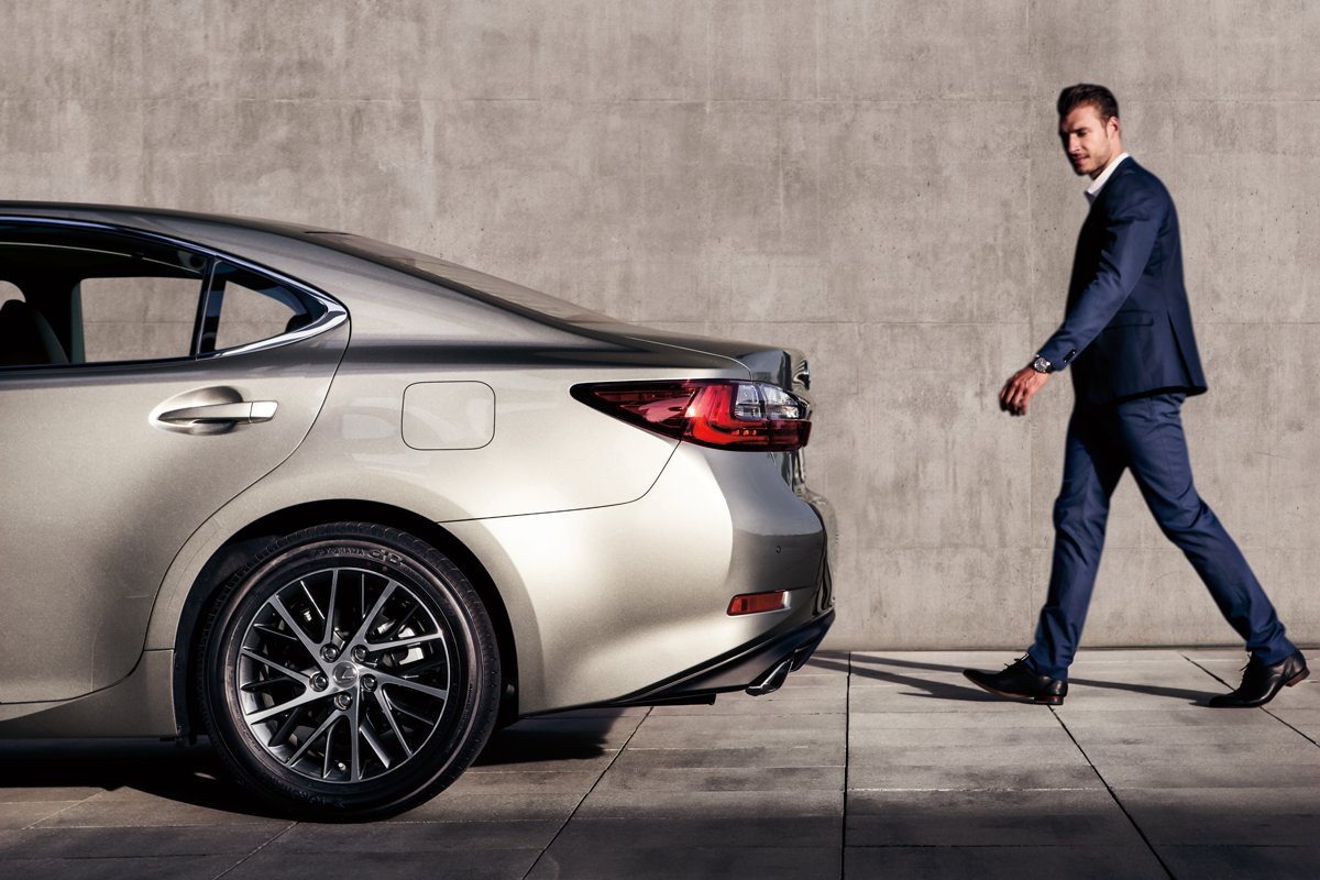 First a glimpse, then next thing you know you’re pricing one. We can help. #LexusES lexusfinancial.com/estimate