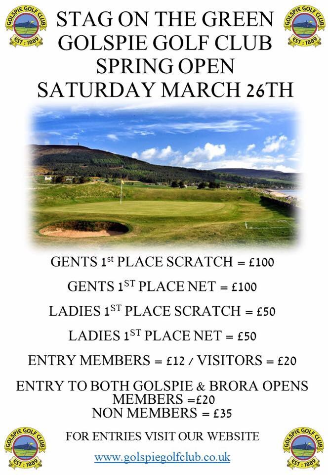 GolspieGolfClub's tweet image. Not long now #springopen #jamesbraid #bythesea @StagOnTheGreen @GolspieGolfClub @VisitScotGolf