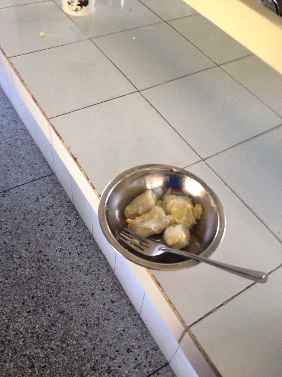 javiertarazona's tweet photo. Este es el desayuno revolucionario que dan a niños en escuelas del #Tachira hoy #18Mar ¿Calidad de Vida? ¿Potencia? https://t.co/STPztIMXQP
