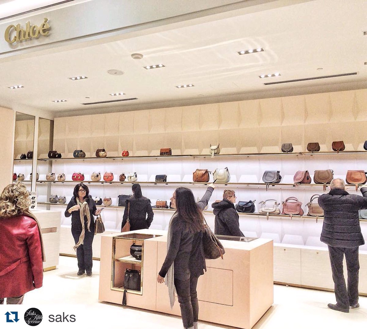 TwoOneTwoDesign's tweet image. #ChloeGirls assemble! The @saks shop in shop is open at @CFSherway in Toronto!