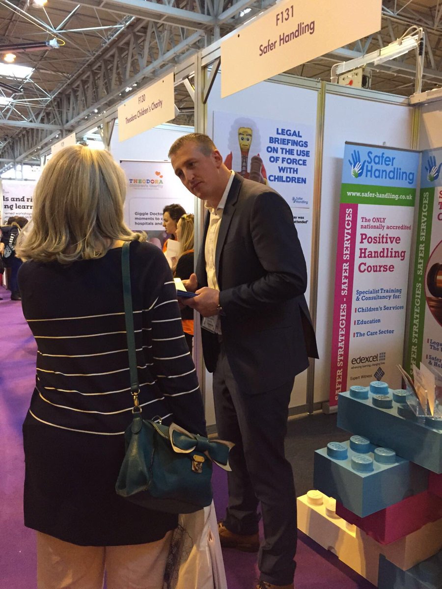 Saferhandling's tweet photo. Challenging opinions, making friends &amp; raising awareness on positive handling training #EdShow16 #EdShowChat https://t.co/8nYcEVIFHB