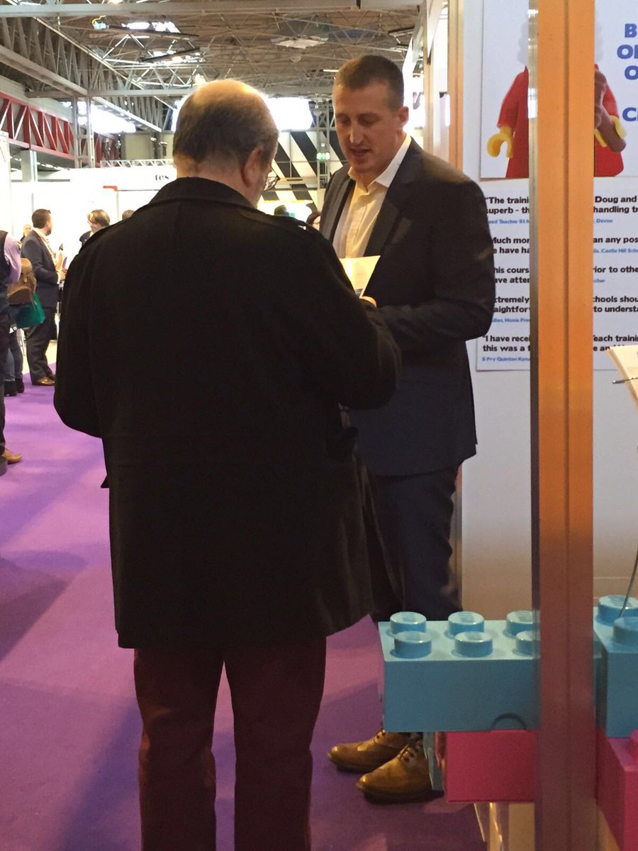 Saferhandling's tweet photo. Challenging opinions, making friends &amp; raising awareness on positive handling training #EdShow16 #EdShowChat https://t.co/8nYcEVIFHB