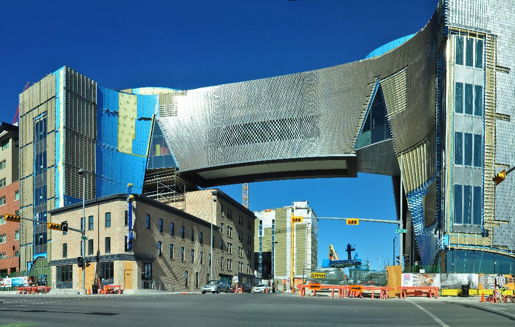 Surrealplaces's tweet photo. Check out progress on #yyc beautiful Studio Bell @nmc_canada https://t.co/M3QJrXLCPu @skyrisecities @EastVillageYYC https://t.co/Sfzi2TA8jF