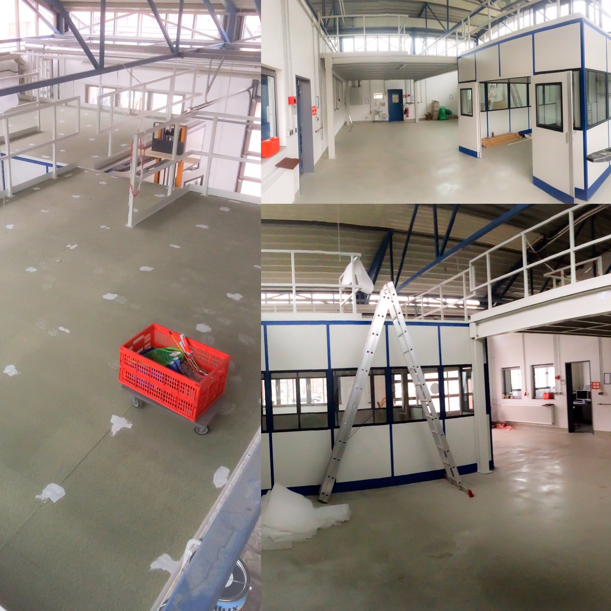 Vulkanfiber's tweet photo. Mit viel Schweiß und Spucke steht es nun, unser Gemeinschaftsprojekt #H2Energy und #Vulkanfiber #Labor @Campus_Soest https://t.co/RuXTuvOi9u