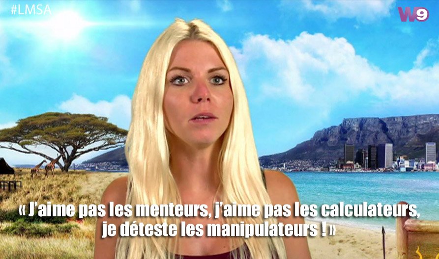 W9's tweet photo. Une chose est sûre : Jess ne porte pas Antonin dans son cœur… 😂 #LMSA https://t.co/DXlDsJErz3