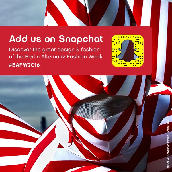 airberlin's tweet photo. Can't join the @BerlinAlt this weekend? Add us on Snapchat and get the latest Snaps live from the #BAFW2016 https://t.co/BXOCbfjJXh