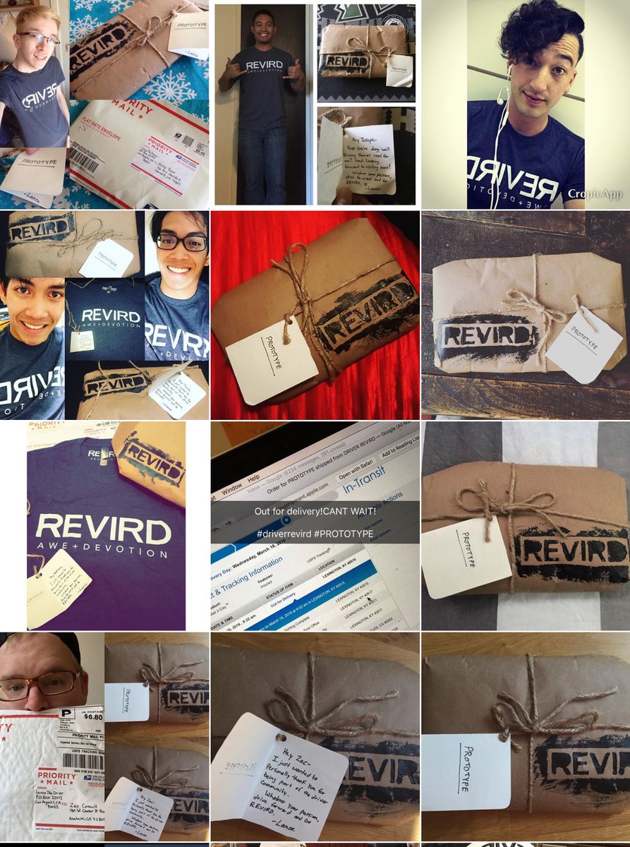 REVIRDBRAND's tweet photo. The first few owners of "PROTOTYPE" are popping up. Keep those #DRIVERREVIRD selfies coming! https://t.co/MP5xbTstNq