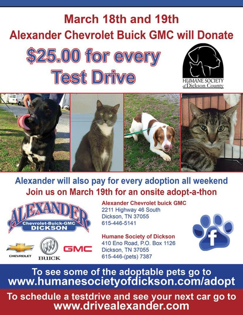 Hey guys! Retweet and help the Humane Society of Dickson County!  <a href="/DicksonHerald/">The Dickson Herald</a> <a href="/Tennessean/">Tennessean</a> <a href="/NashvilleScene/">Nashville Scene</a>