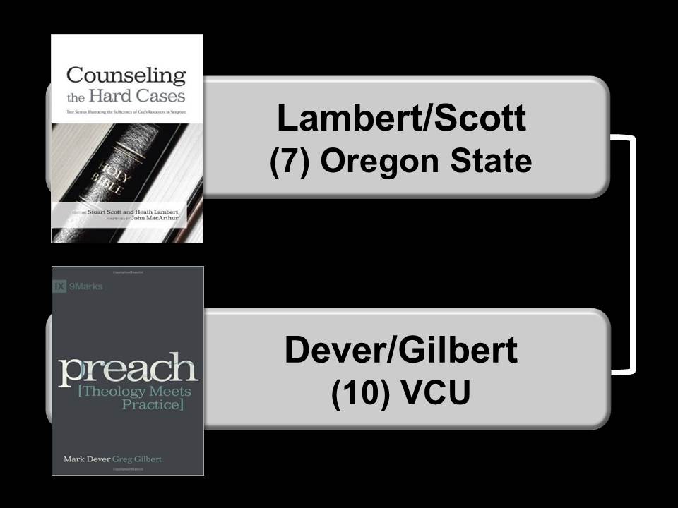 SBTSadmissions's tweet photo. #7 OSU (@heathlambert @stuartwscott) vs. #10 VCU (@greggilbert @markdever) RT &amp; win the advancing book! #SBTSMadness https://t.co/VUQfiBib6w