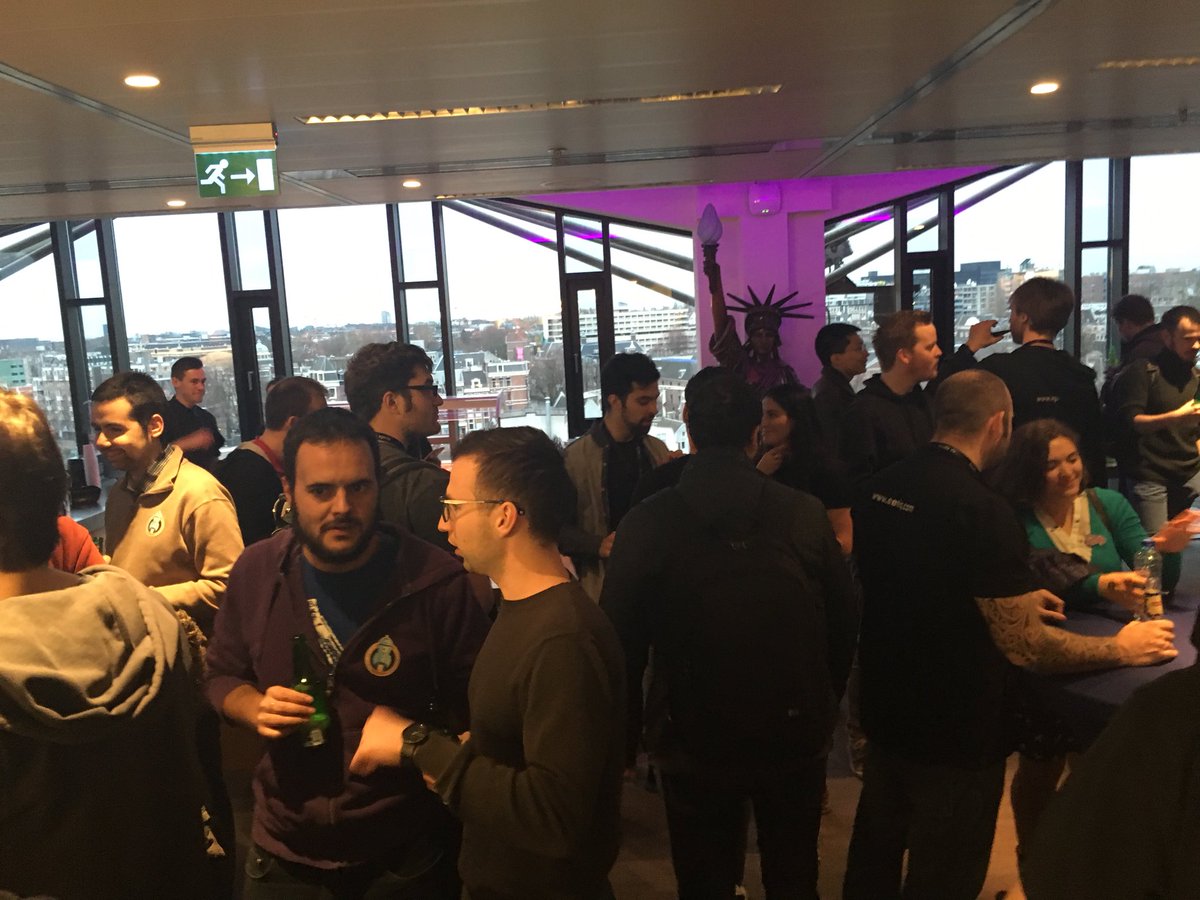 Appdevcon's tweet photo. #mdevcon after party hosted by @bookingcom https://t.co/F8J8GhbGb1