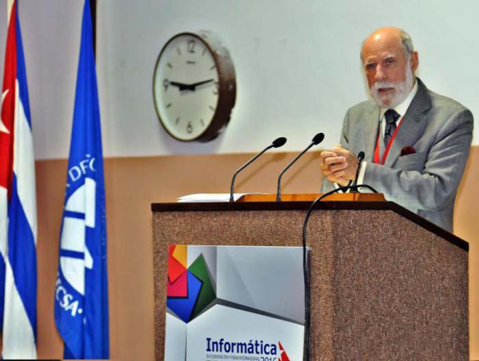 JoseRCabanas's tweet photo. Vinton G. Cerf, vice president of Google: There is a lot of creative energy in #Cuba https://t.co/g0ZAz4xo6V #CubaUS https://t.co/rdoBMLxkjS