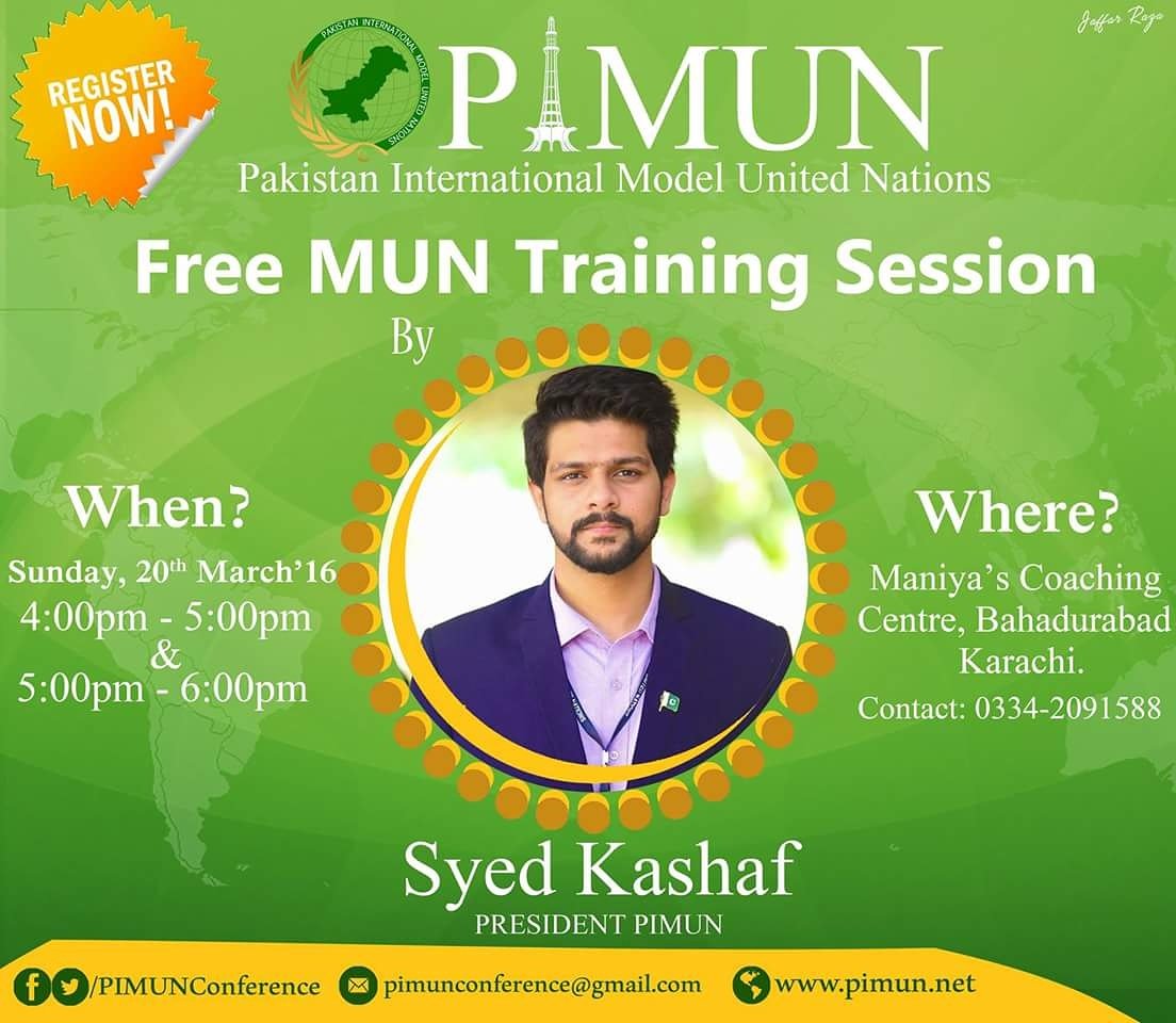 PIMUNconference's tweet photo. PIMUN team is providing FREE Training Session.

Register at: https://t.co/4VG5C8kCx5
#PIMUN https://t.co/4FXSmmnf5K