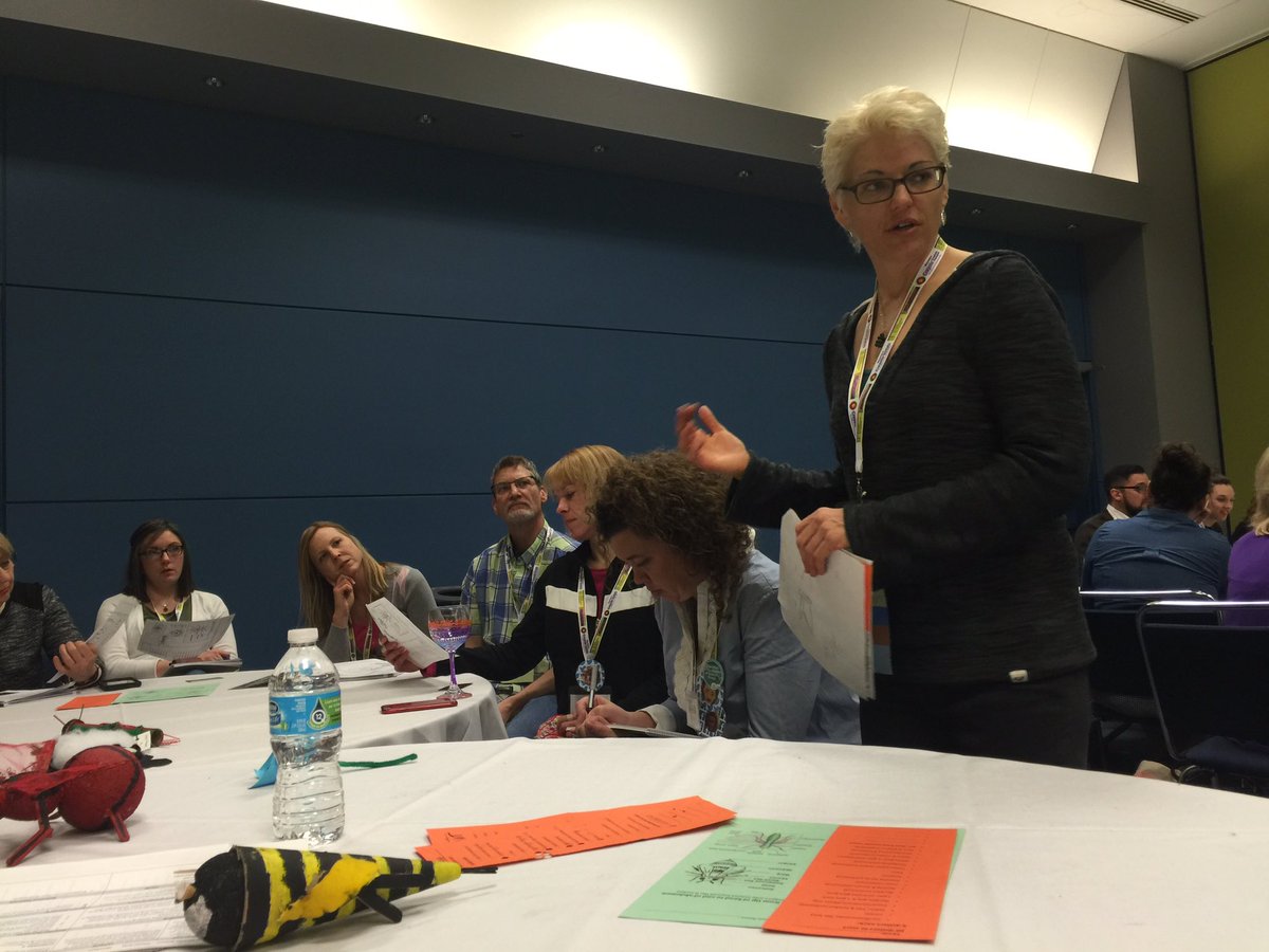 Kreyus's tweet photo. @stacy_lord talking group/design thinking/project planning in her class at the middle school medley #NAEA16 #artsed https://t.co/tTB4eRFGyZ