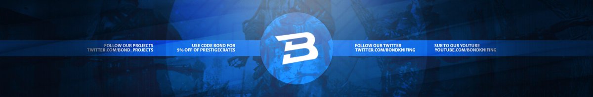 dznoakley's tweet image. Banner for @BondKnifing 
Made an AVI but just posting this
Hope you guys enjoy!!!